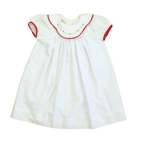 Le' Ze Me Girls White | Red | Green Dress size: 12 Months